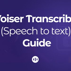 Voiser Transcribe (Speech to text) Guide