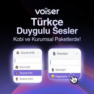 Heyacanlı Ses Türkçe'de Tek!